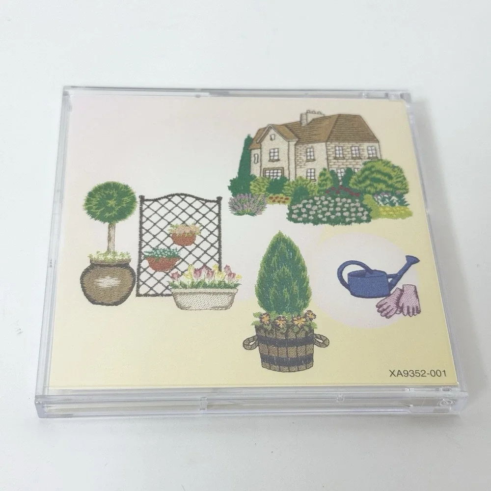Brother Embroidery Design Card No. 55 Country Garden PES Complete